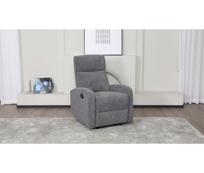 Poltrona Relax ARES cor cinza claro Cinza Claro