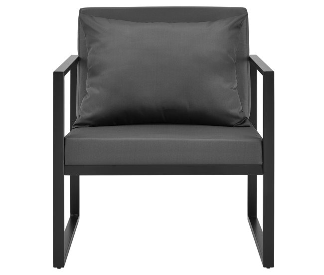 [casa.pro] 2x poltrona cadeira de jardim conjunto de 2 mobiliário Branco