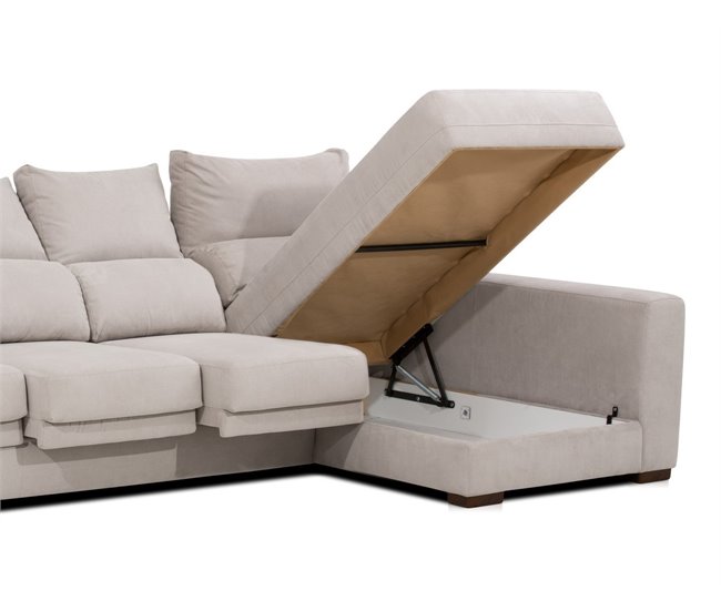 Chaise longue ARGOS Bege