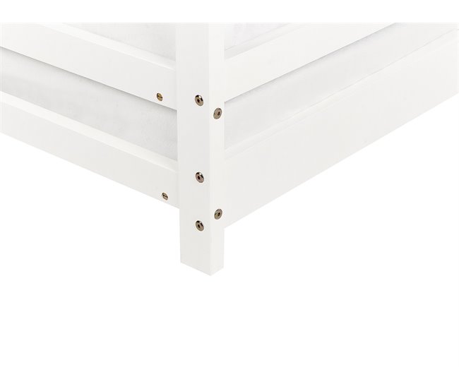 Beliani Cama com estrado Pinho APPY 205x95 Branco