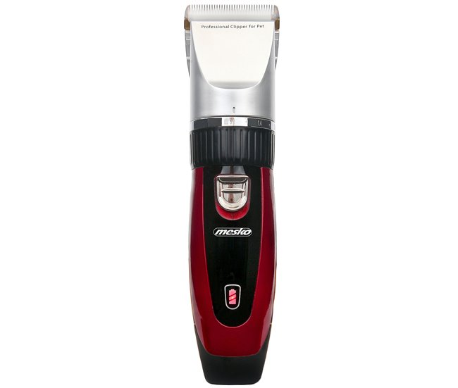 Aparador de Cabelo Mesko MS2847 Preto/ Vermelho