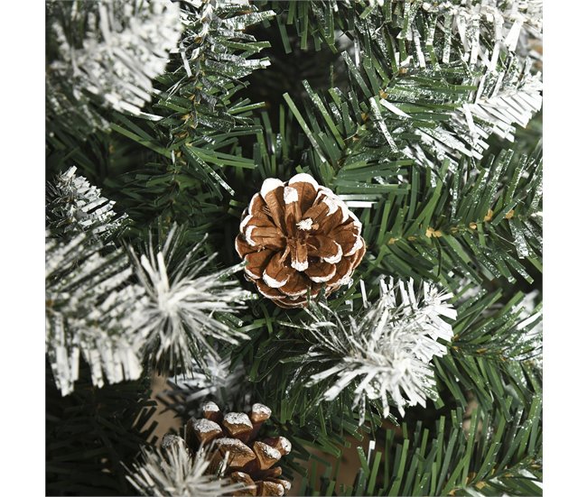 Árvore de Natal PVC, Aço HOMCOM, casa - natal Verde