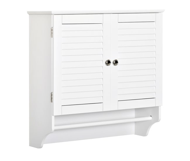 Armário Casa de Banho de Parede MDF kleankin 60 Branco