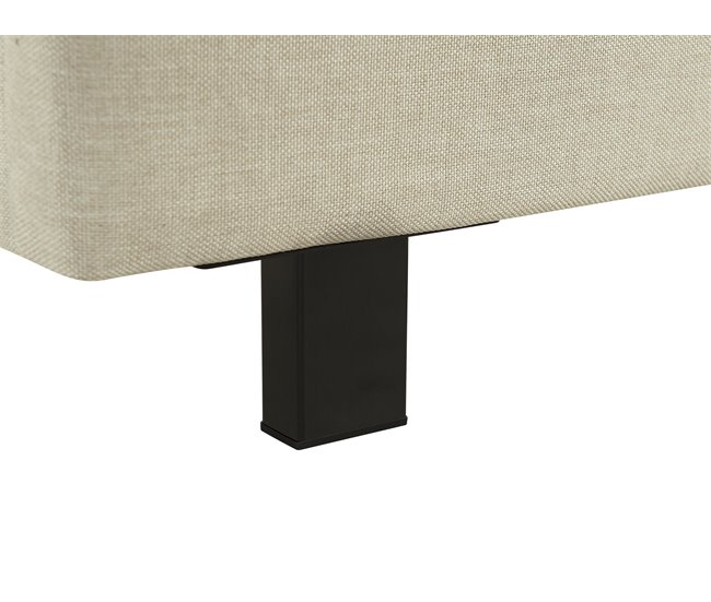 Beliani Cama Poliéster ALBI 190x211 Bege