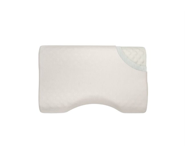 Almofada Anti-Ronco e Capa de Cetim Extra Branco