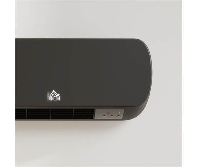 Aquecedor Cerâmico de Parede ABS e PP HOMCOM Preto