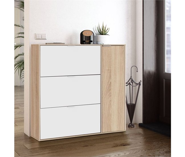 Sapateira Classe 4 portas Carvalho