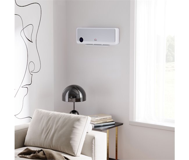 Aquecedor de Parede PP, PA HOMCOM Multicor