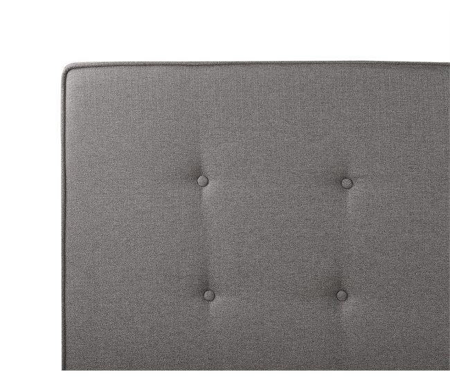 Beliani Cama com estrado Poliéster AMBASSADOR 152x216 Bege
