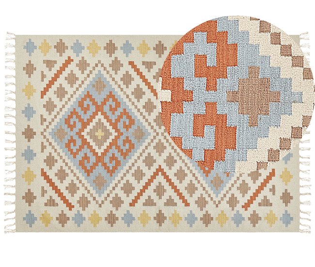 Beliani Kilim ATAN 160x230 Multicor