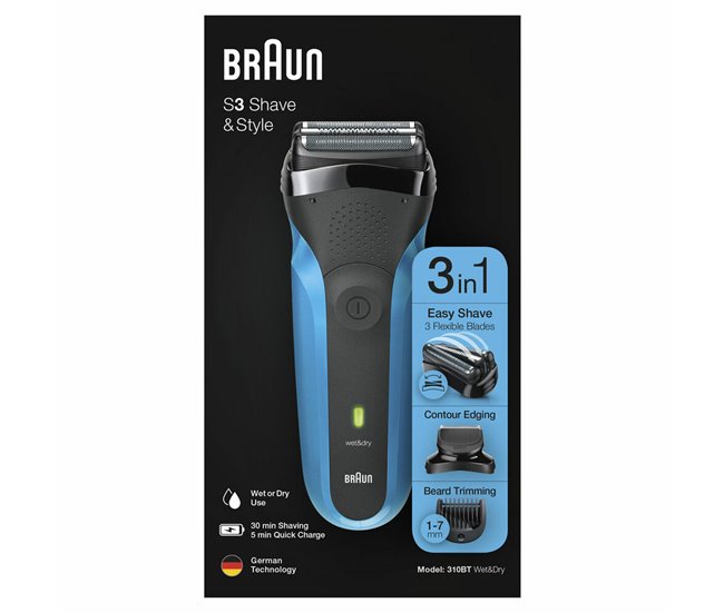 Barbeador elétrico 310BT Preto