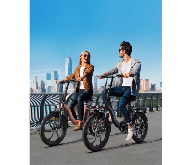 Bicicleta Elétrica HillMiles MilePort 1 – Motor 250W Bateria 36V13Ah Verde