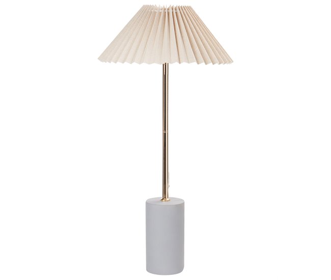 Beliani Candeeiro de mesa BALUARTE Bege