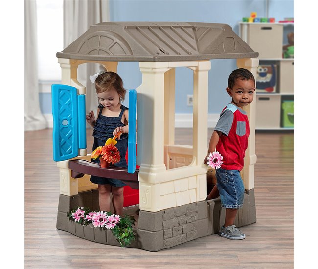 Casa Infantil de Brincar Courtyard Cottage Azul