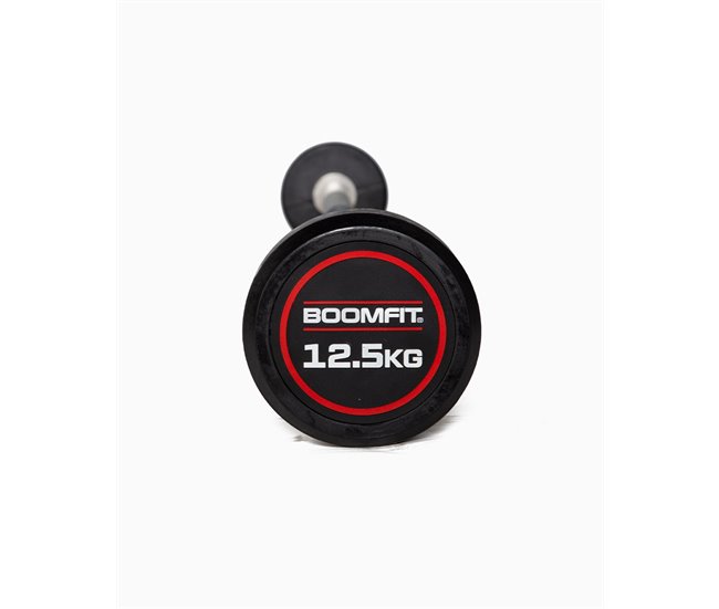 Barra Peso Fixo 12,5Kg - BOOMFIT Preto