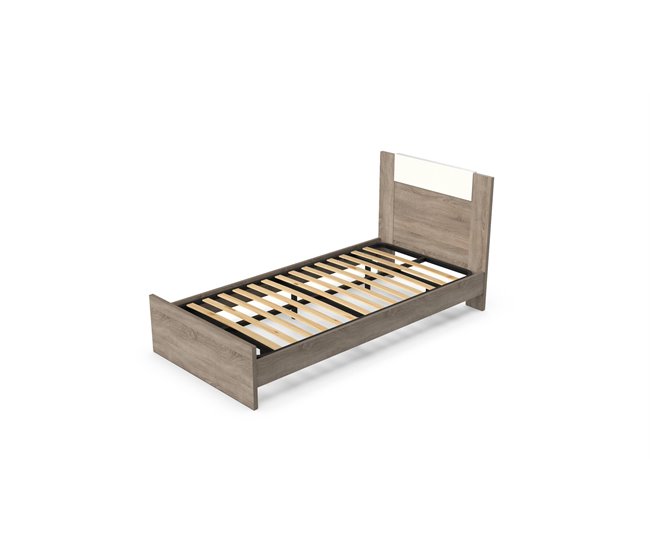 Cama Pessoa Simples c/ Estrado Paris Madeira