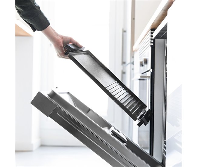 Grelha eléctrica Tasty&Grill 2000 Inox MixStone Cecotec Preto