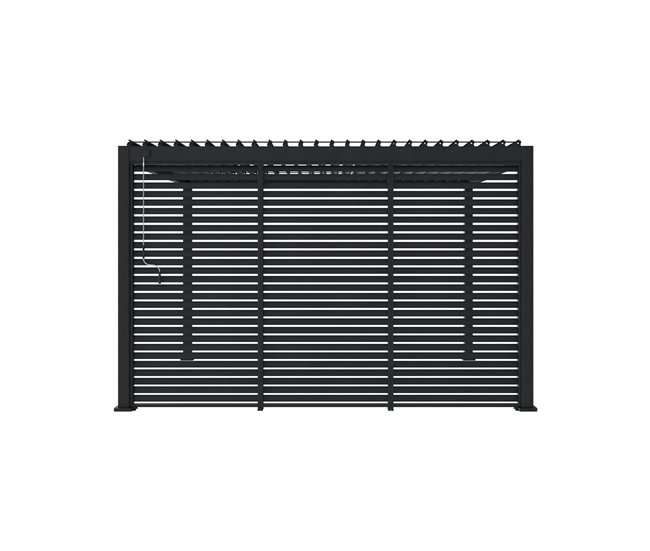 persianas de alumínio para pérgola Triomphe Cinza