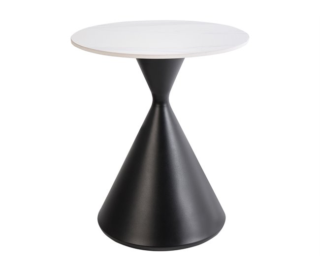 Beliani Mesa de apoio HAIWEE Branco/ Preto