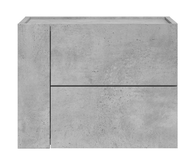 Soluna Home - Mesitas De Noche Dayton 30 Cinza