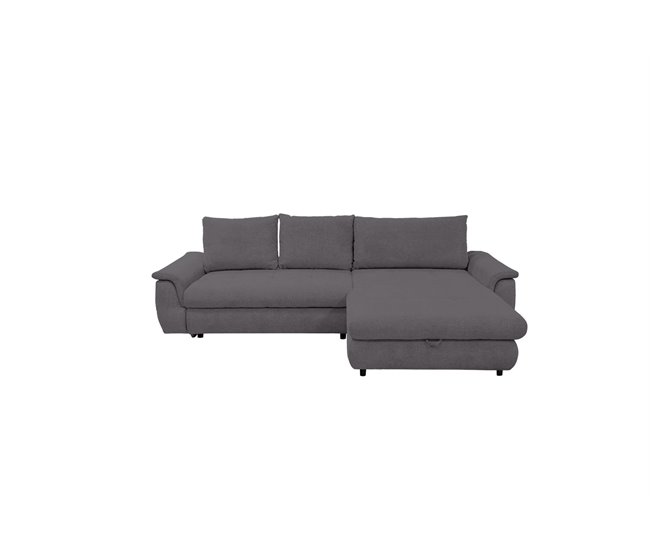 Chaise longue com cama FOCUS Cinza Escuro