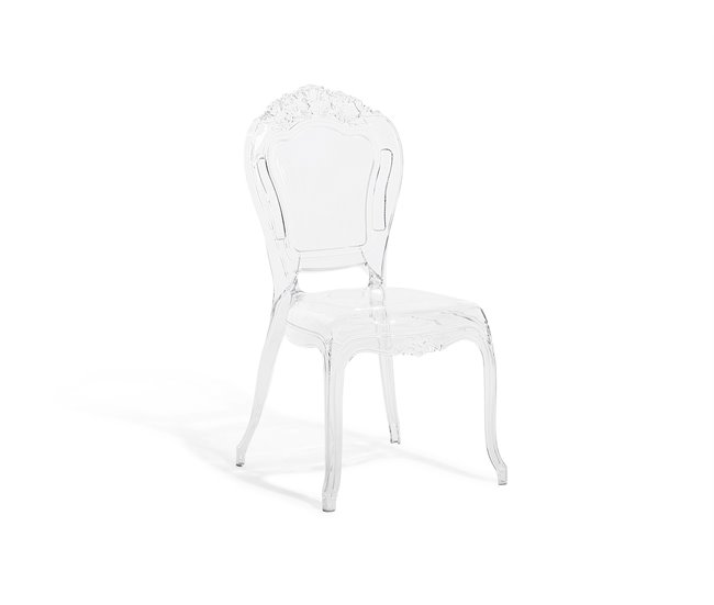 Beliani Cadeiras para eventos VERMONT Azul Claro