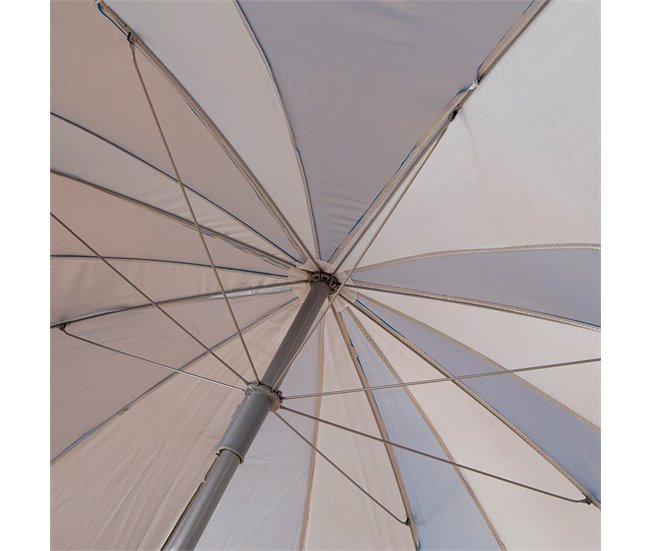 Aktive Guarda-sol grande  wister inclinável UV50 c/capa Branco/ Azul
