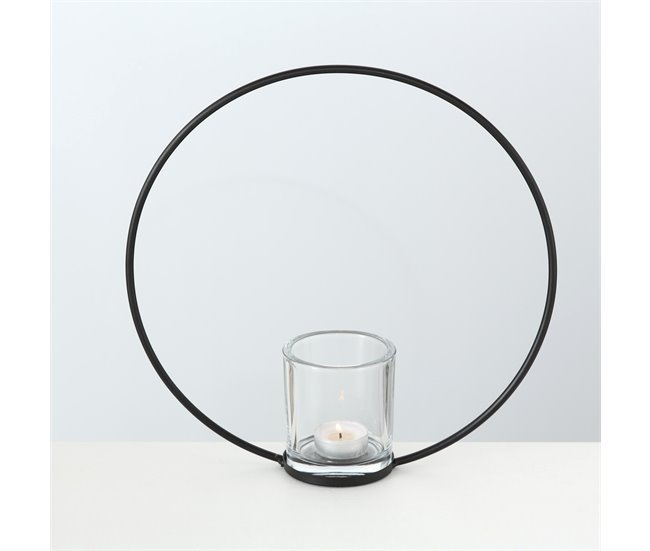 Suporte para velas RUMBA preto 30cm Preto