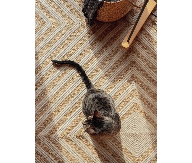 Beliani Pelos curtos PIRLI 140x200 Bege