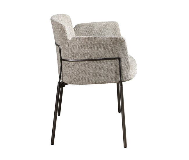 ANGEL CERDA Cadeira em tecido AlumÍnio