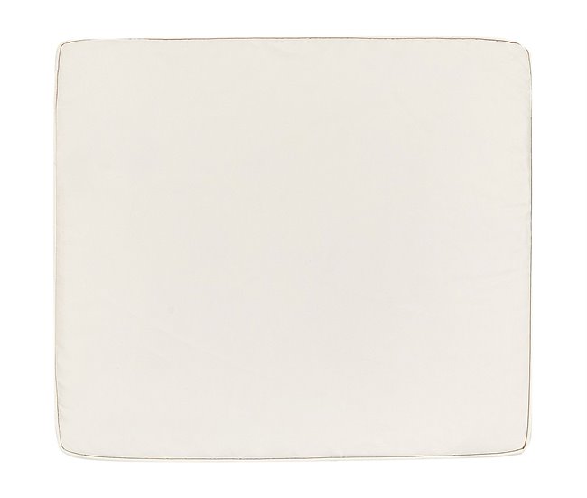 Beliani Conjunto lounge Madeira de acácia PACIFIC Branco/ Bege