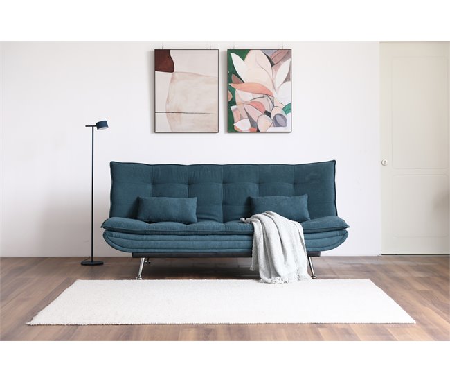 Sofá cama 3 lugares ALIA Azul