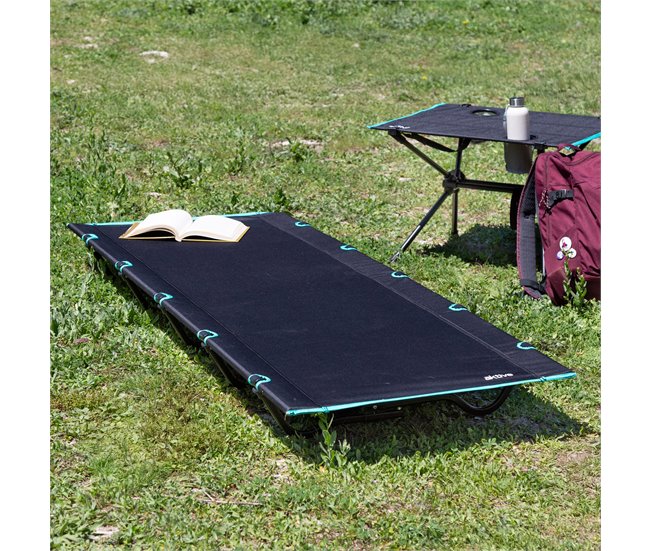 Aktive Cama de acampamento dobrável com bolsa de transporte Azul