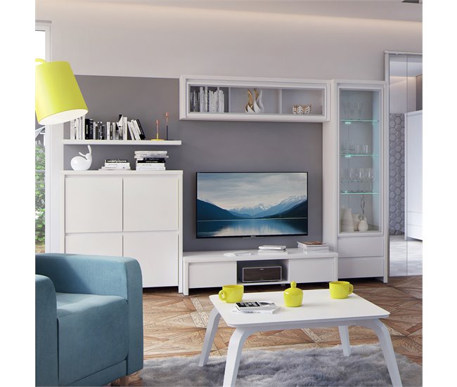 Aparador de 4 portas Soren 105 Branco