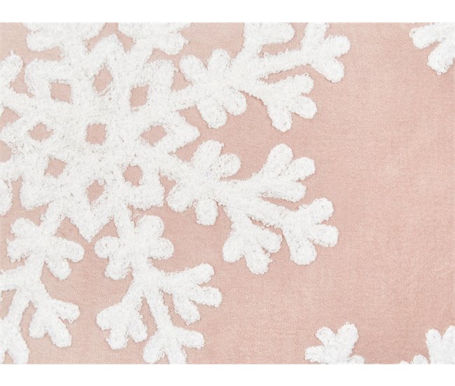 Beliani Almofada decorativa MURRAYA 45x45 Rosa