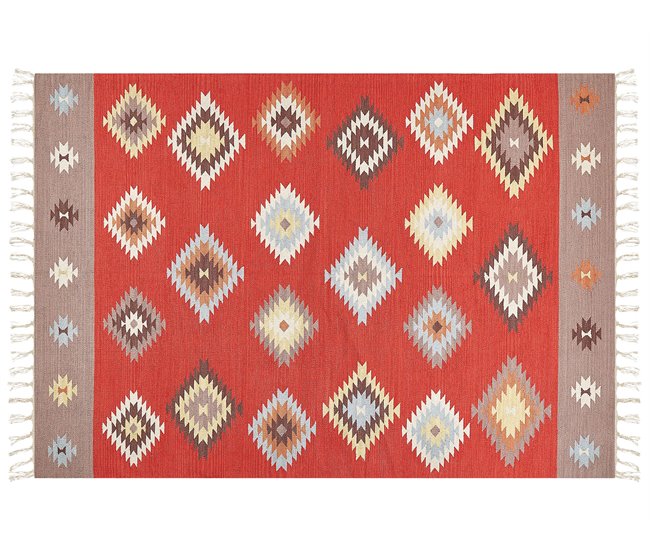 Beliani Kilim LORUT 160x230 Multicor