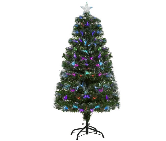 Árvore de Natal Metal e PVC HOMCOM, casa - natal Verde