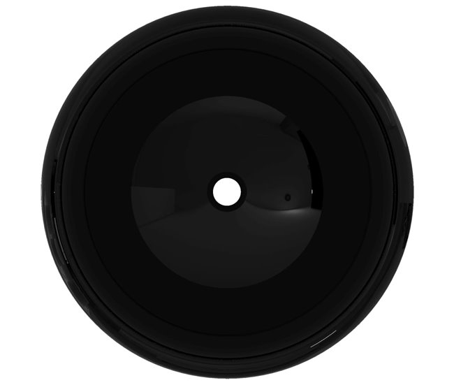 Lavatório - Lavabo - Pia de banheiro redondo Preto