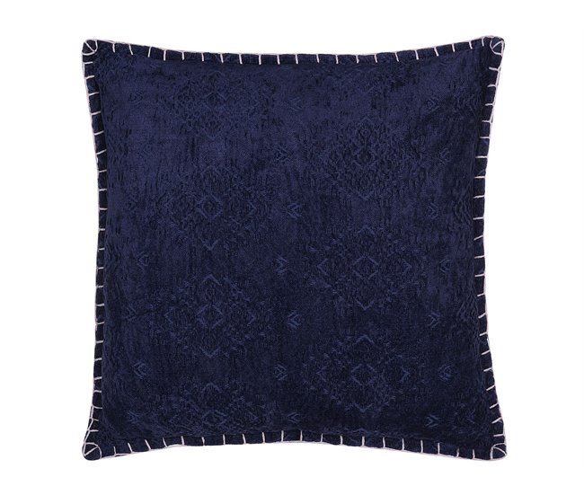 Beliani Almofada decorativa MELUR 45x45 Azul