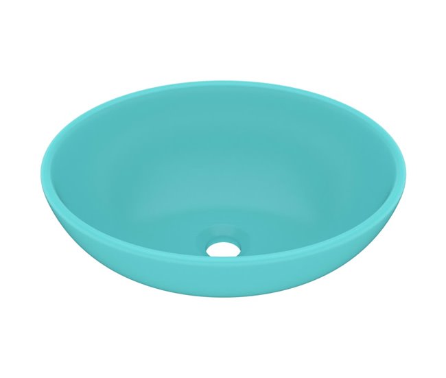 Lavatório - Lavabo - Pia de banheiro luxuoso oval Verde