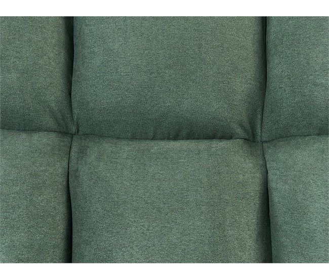 Beliani Sillón mecedora OULU Amarelo