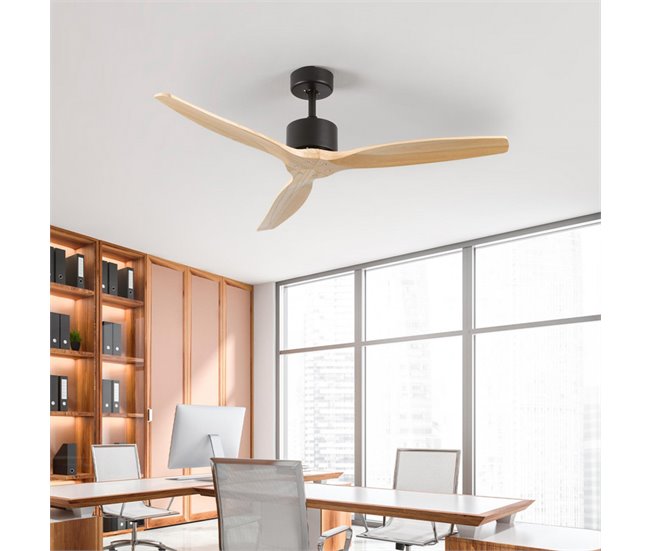 Ventilador de Teto 3 Lâminas O91 Preto