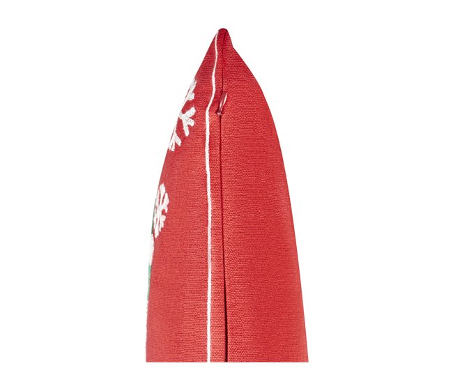 Beliani Almofada decorativa GINGERBREAD Vermelho