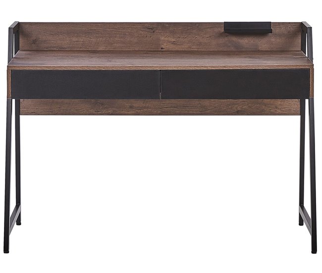 Beliani Secretária HARPER 120x48 Castanho