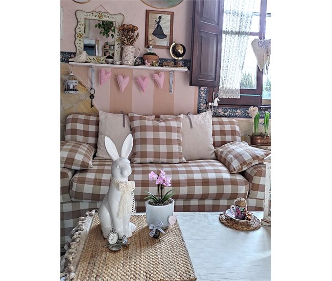Beliani Acessório decorativo PAIMPOL Branco