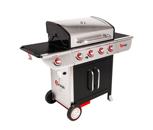 Barbecue a gás MANHATTAN 450GPI 4 queimadores Preto