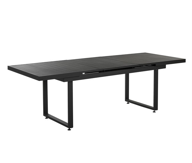 Beliani Mesa extensível VALCANETTO Preto
