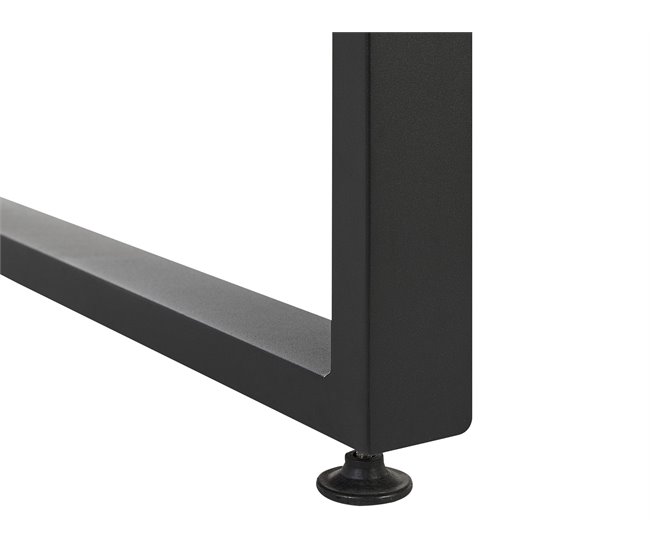 Beliani Mesa extensível VALCANETTO Preto