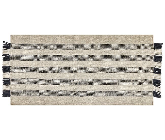 Beliani Pelos curtos TACETTIN 80x150 Branco/ Bege