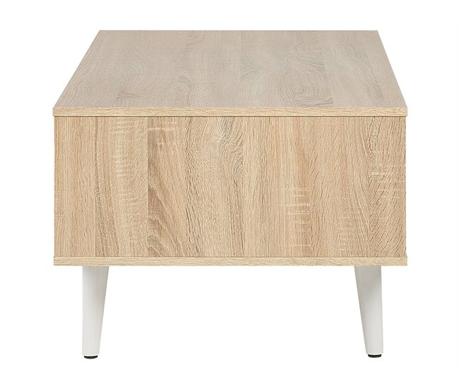 Beliani Mesa de jantar TACOMA 60x120 Castanho